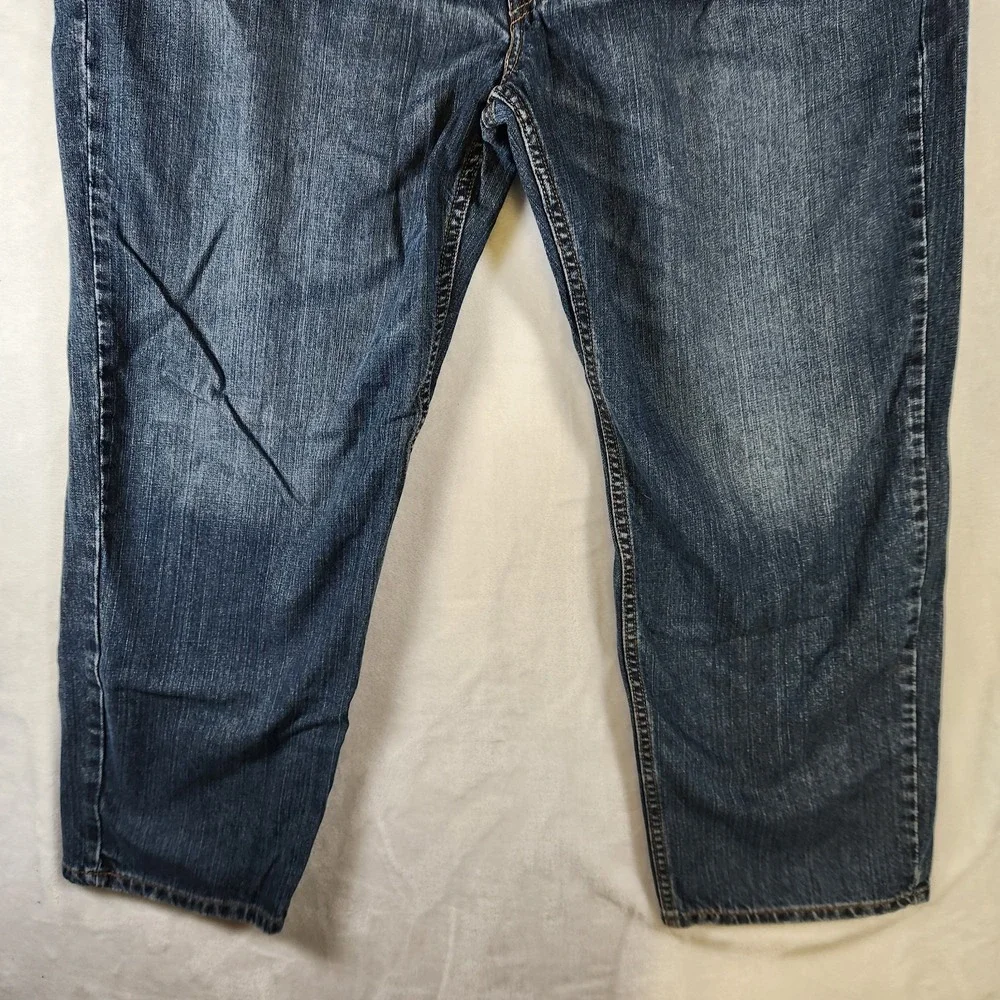 Levis 550 Relaxed Fit Jeans‎ Mens 44x30 Blue Denim Straight Leg Mid Wash